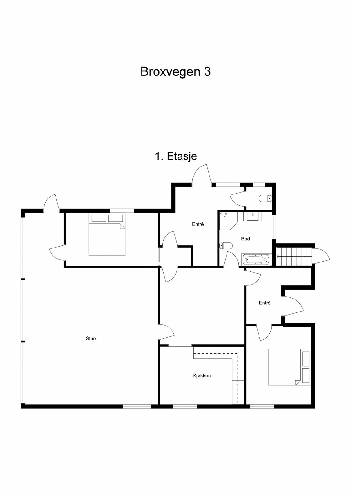 Plan 1. etg. Galleribilde