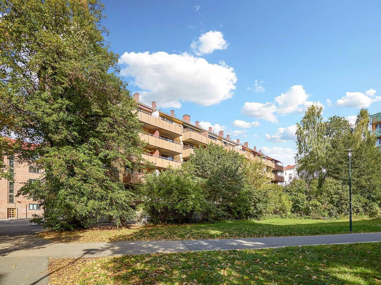 Bakgård. Galleribilde