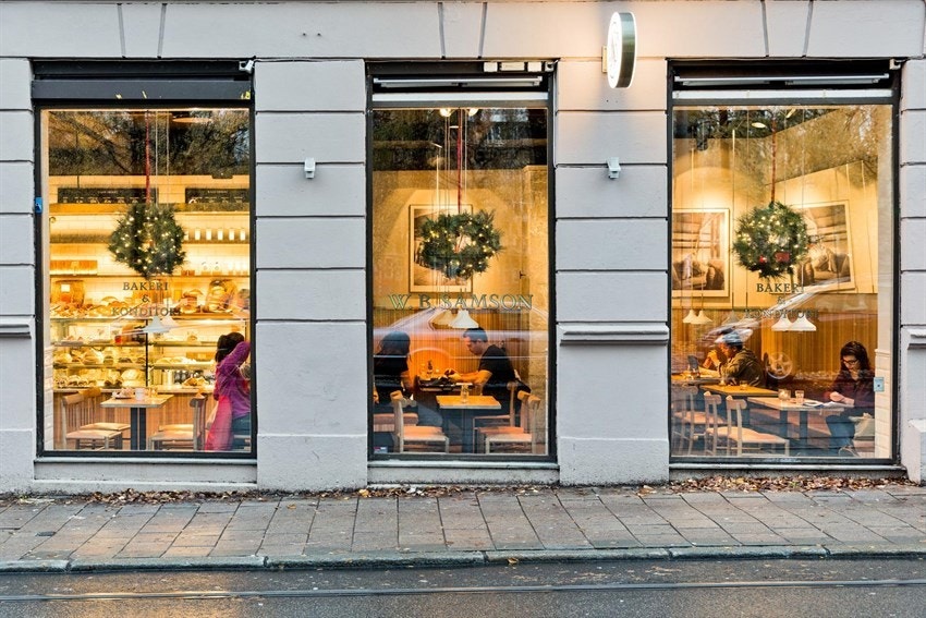 Nærområdet - W.B. Samson ved Birkelunden. Galleribilde