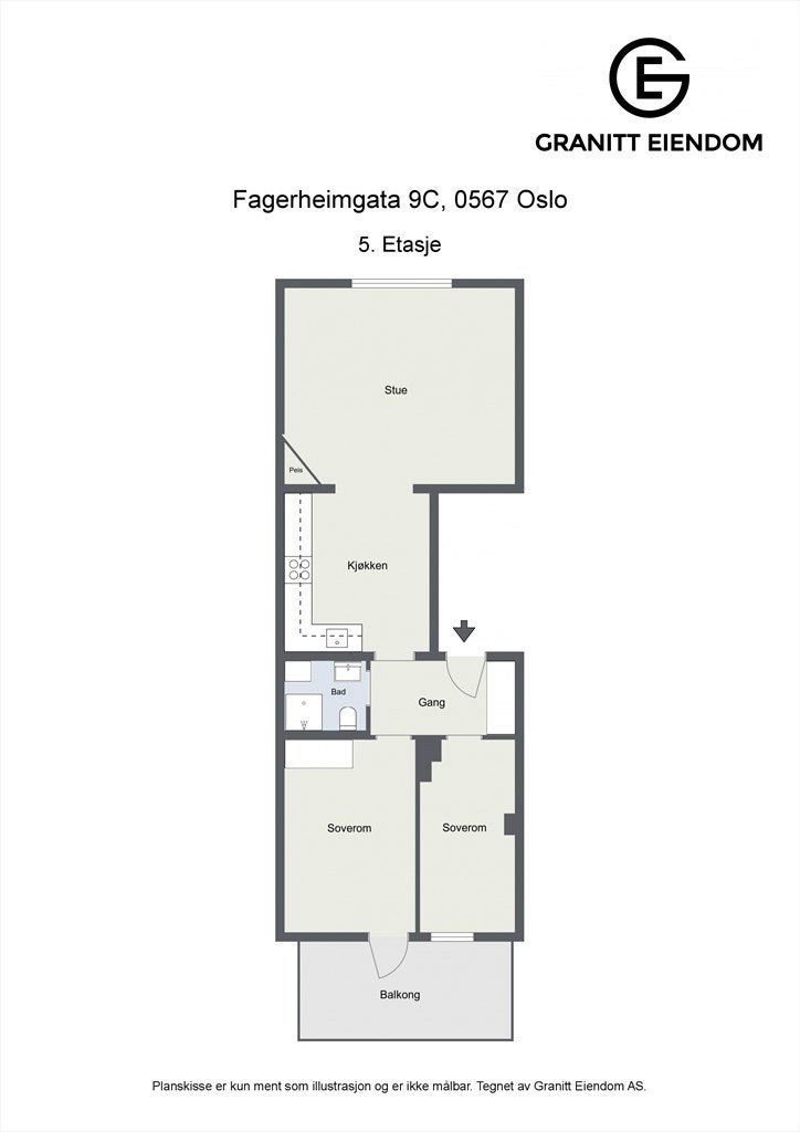 Plantegning. Galleribilde