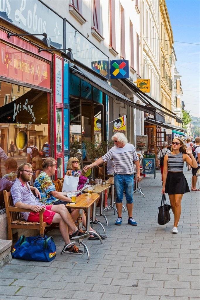 Nærområdet - Thorvald Meyers gate med sine mange nisjebutikker. Galleribilde