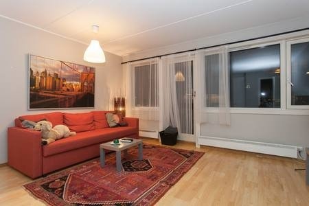 Stue med utgang til balkong Galleribilde