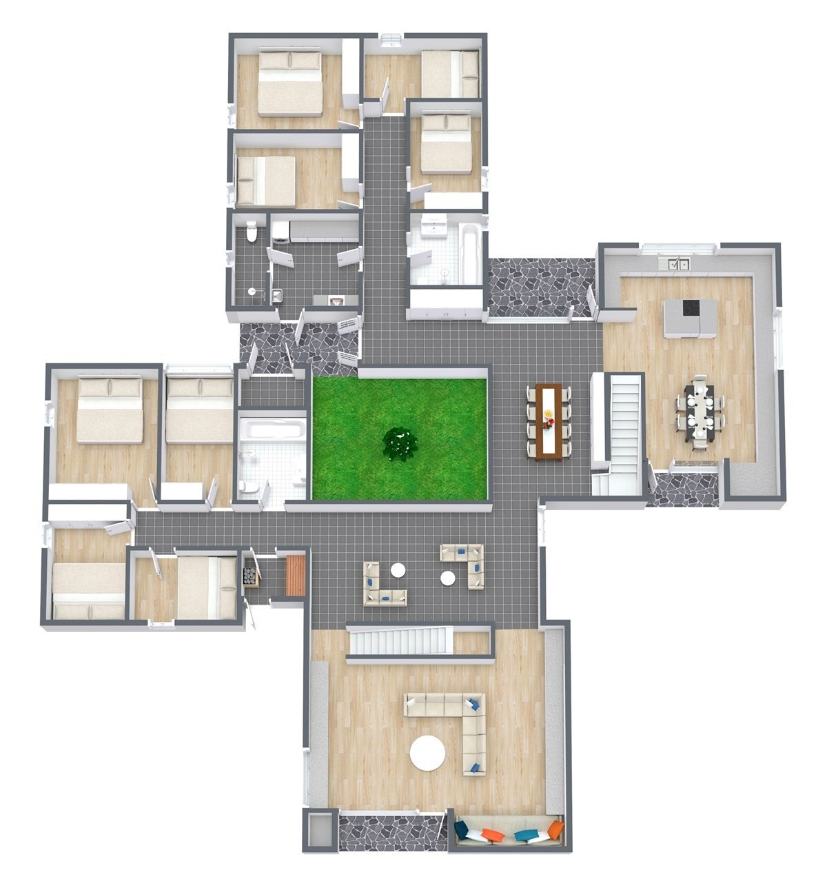 Plantegning Galleribilde