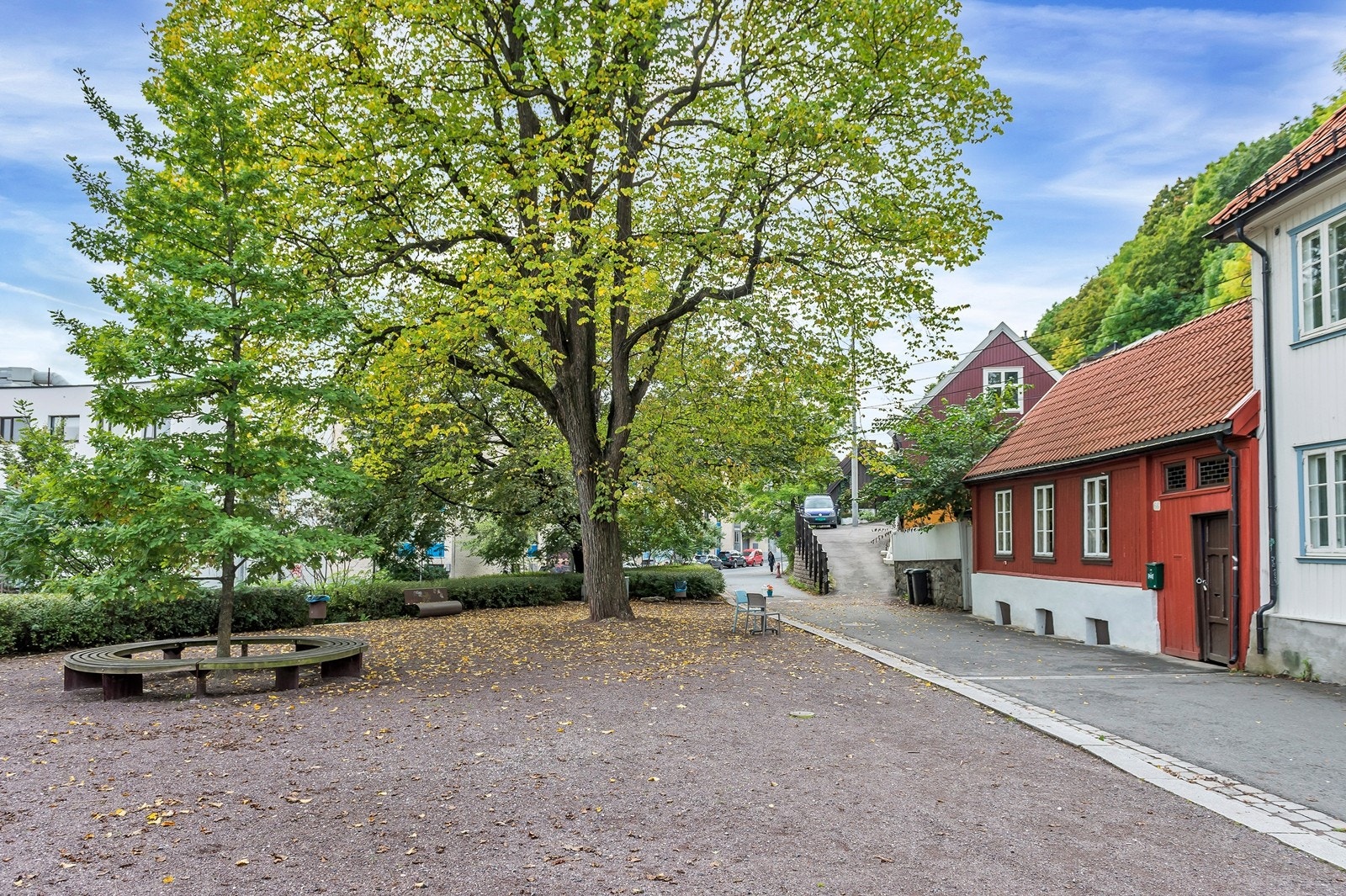 Park uten for huset Galleribilde