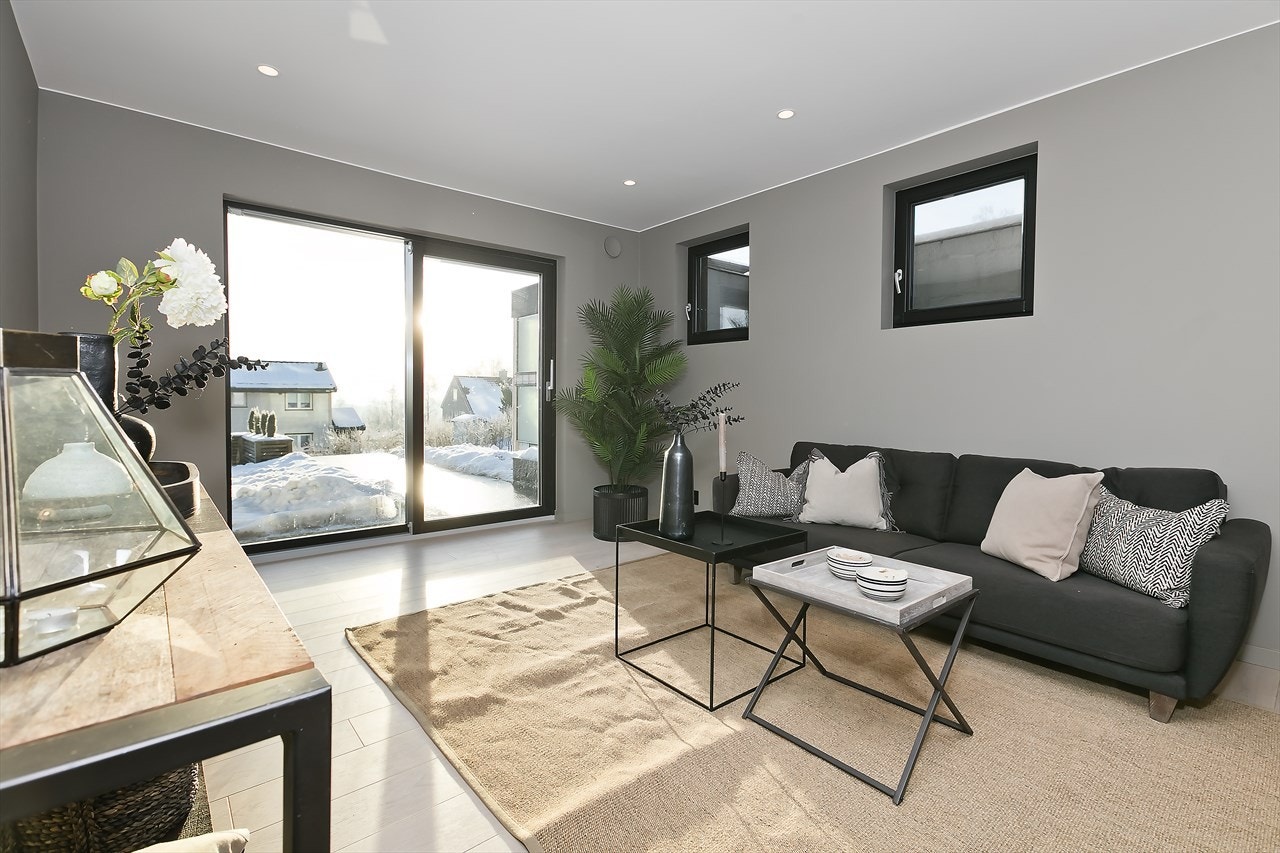 God plass til sofagruppe, TV-benk, skap, hyller e.l Galleribilde