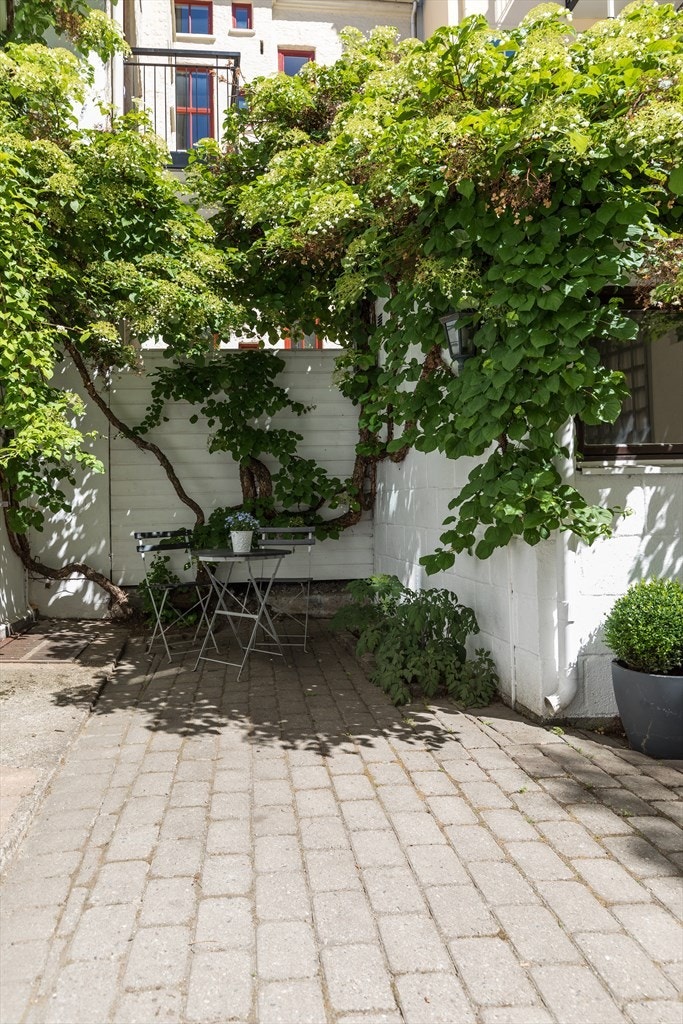 Bakgård Galleribilde