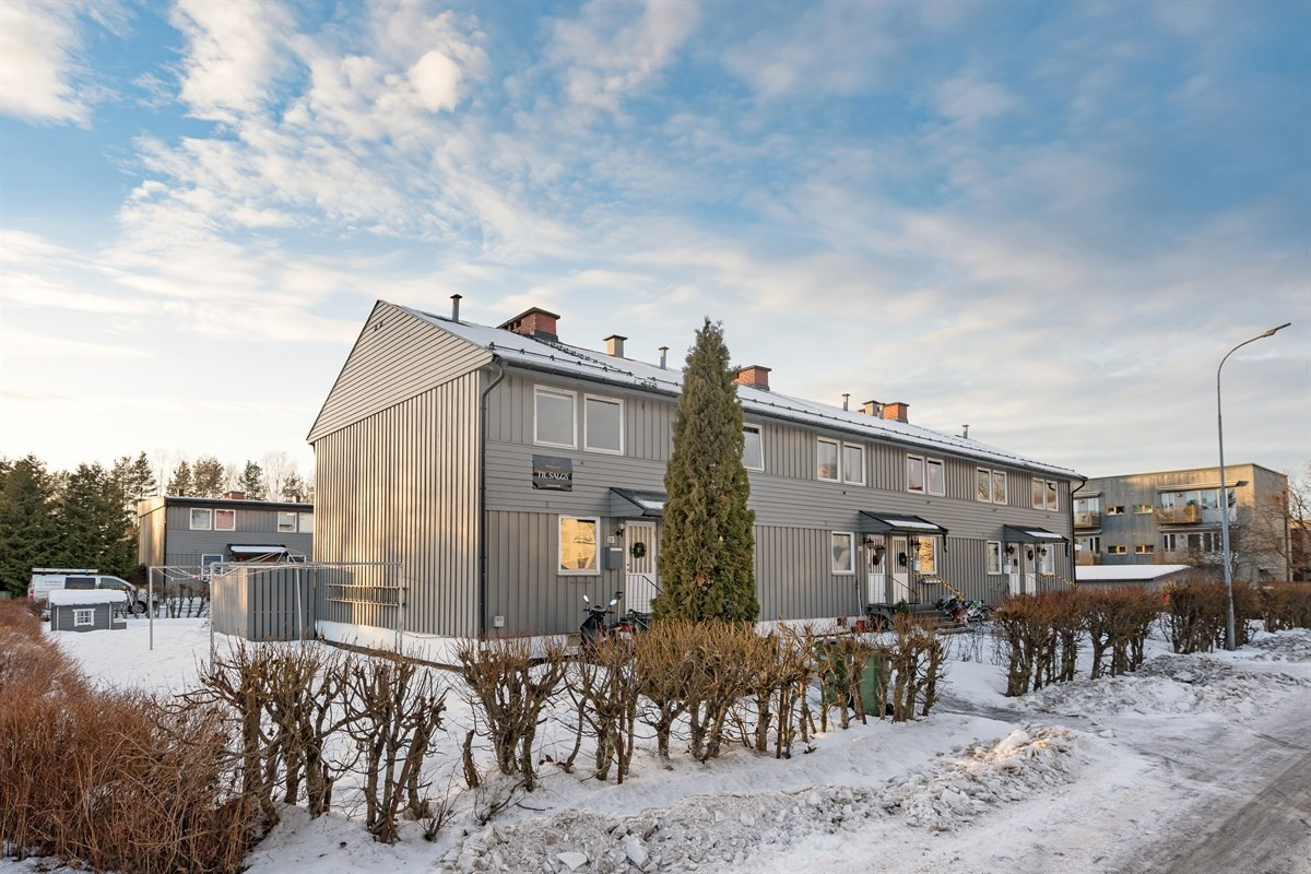 Velkommen til Åråsveien 20 A, som er et enderekkehus beliggende på Kjeller.