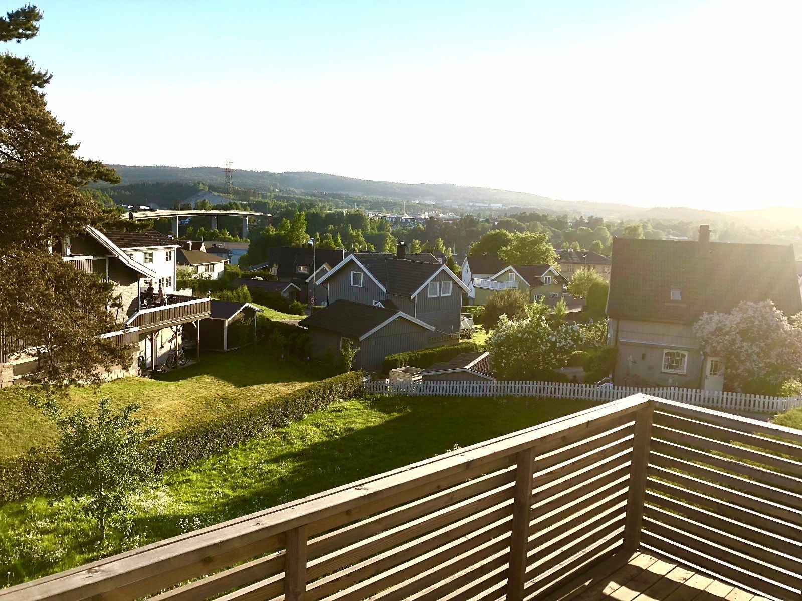 Utsikt fra bolig - terrasse Galleribilde