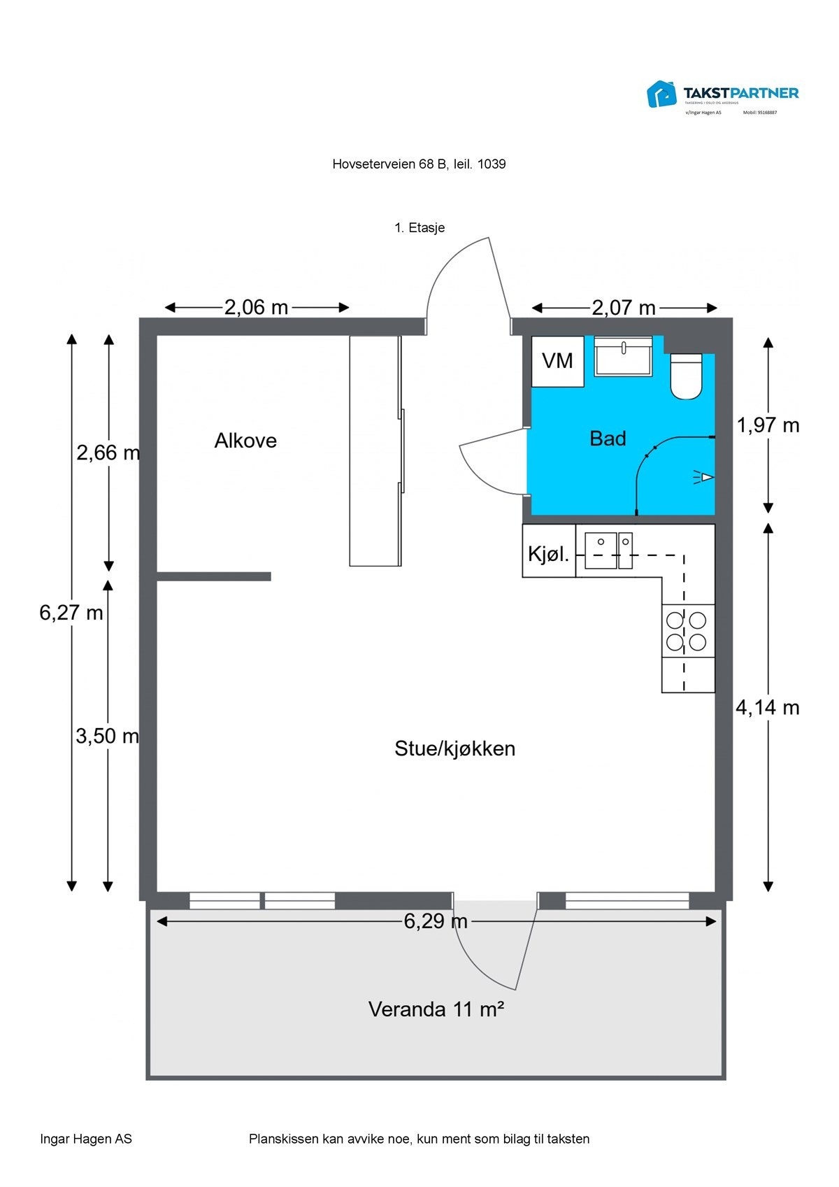 Plantegning 2D. Galleribilde