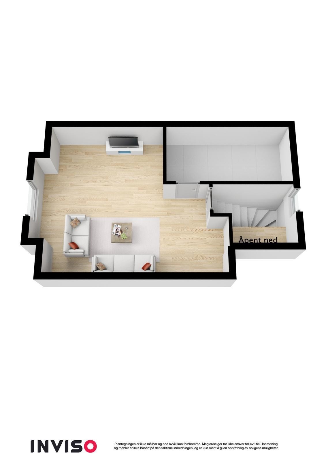3D plan loft Galleribilde