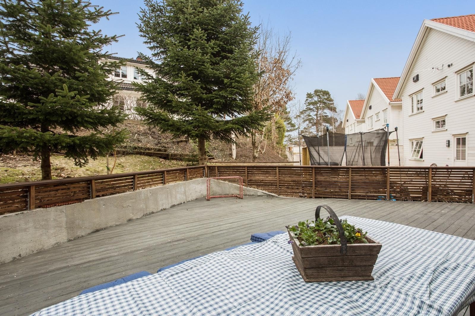 Stor platting på baksiden Galleribilde