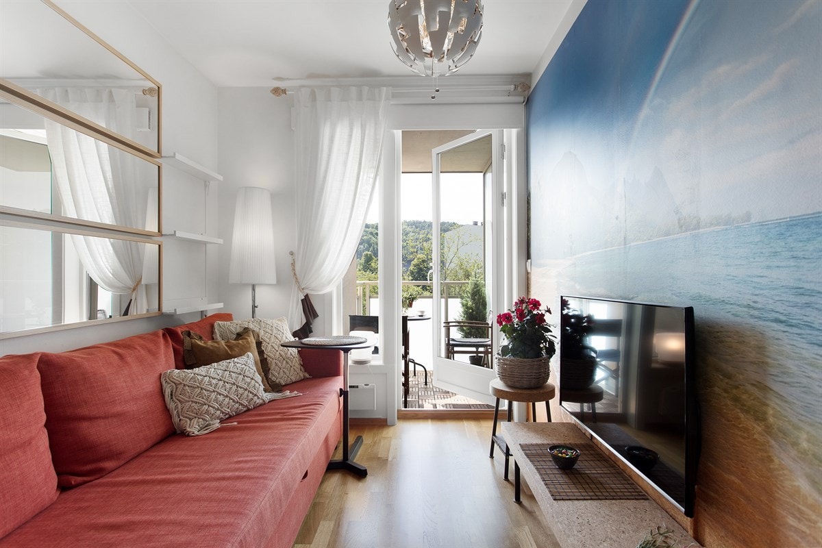 Stue II med egen balkong. Galleribilde