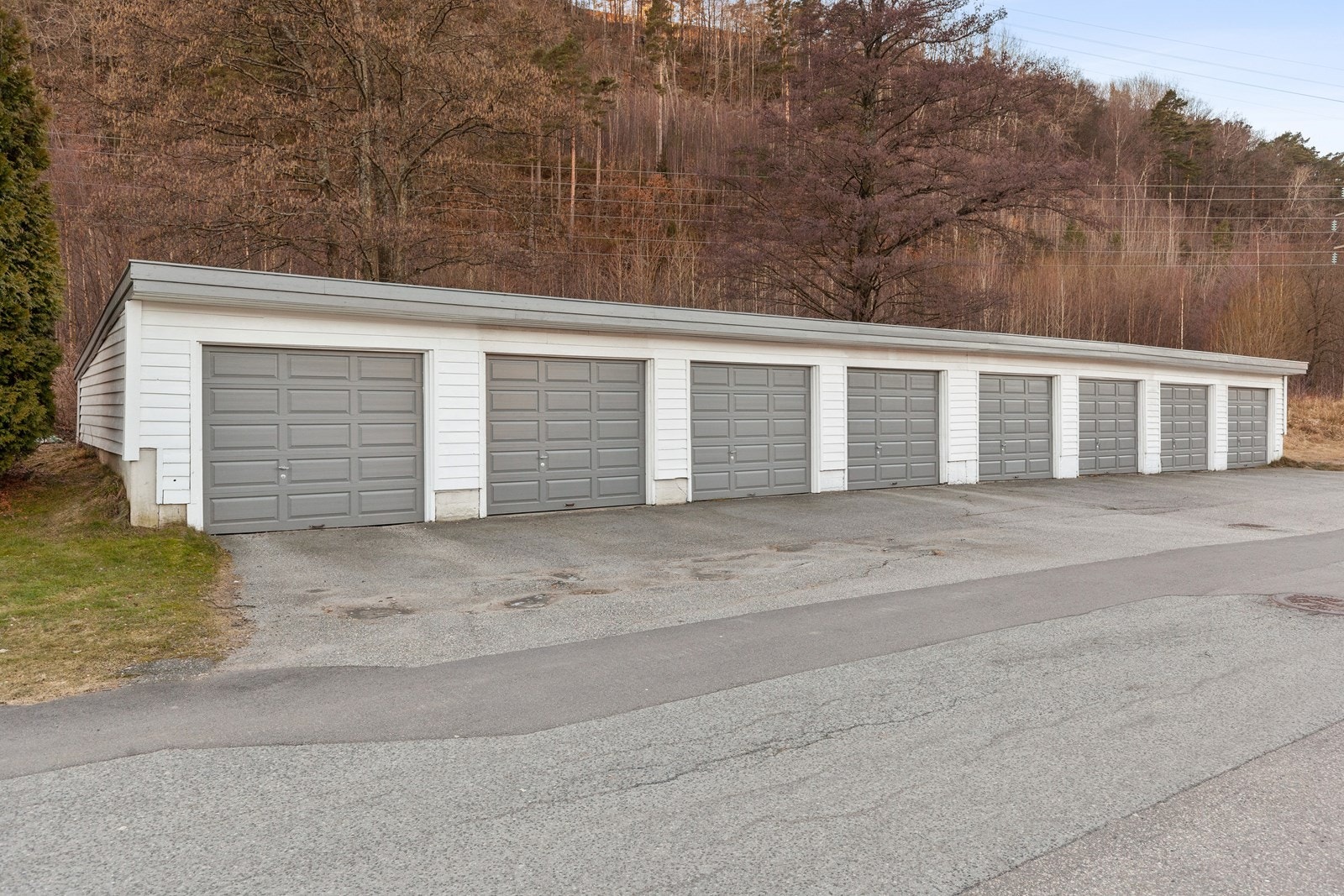 Garasje rekke Galleribilde