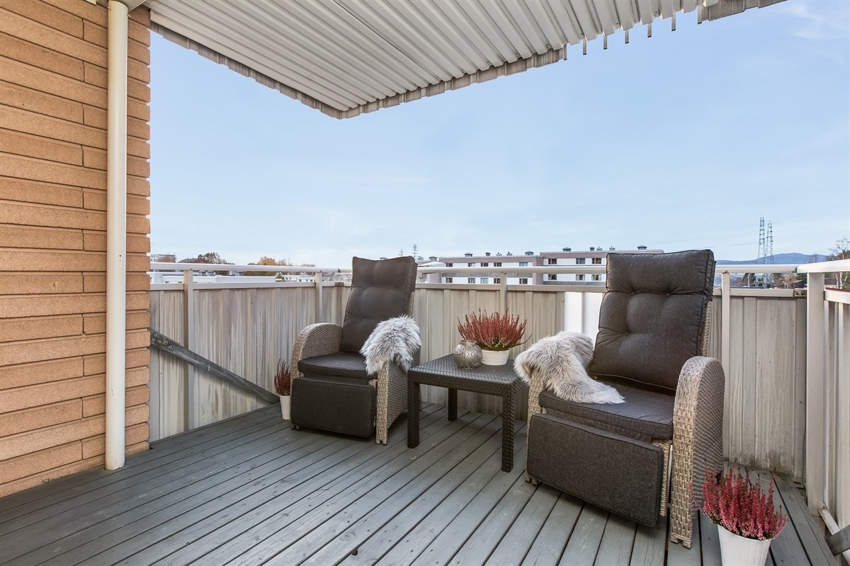 Her ute har du solen om ettermiddagen og kvelden. Galleribilde