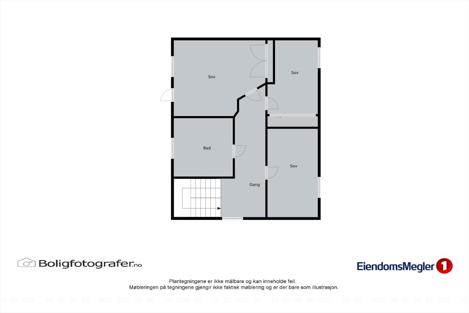 Planløsning 2.etasje Galleribilde