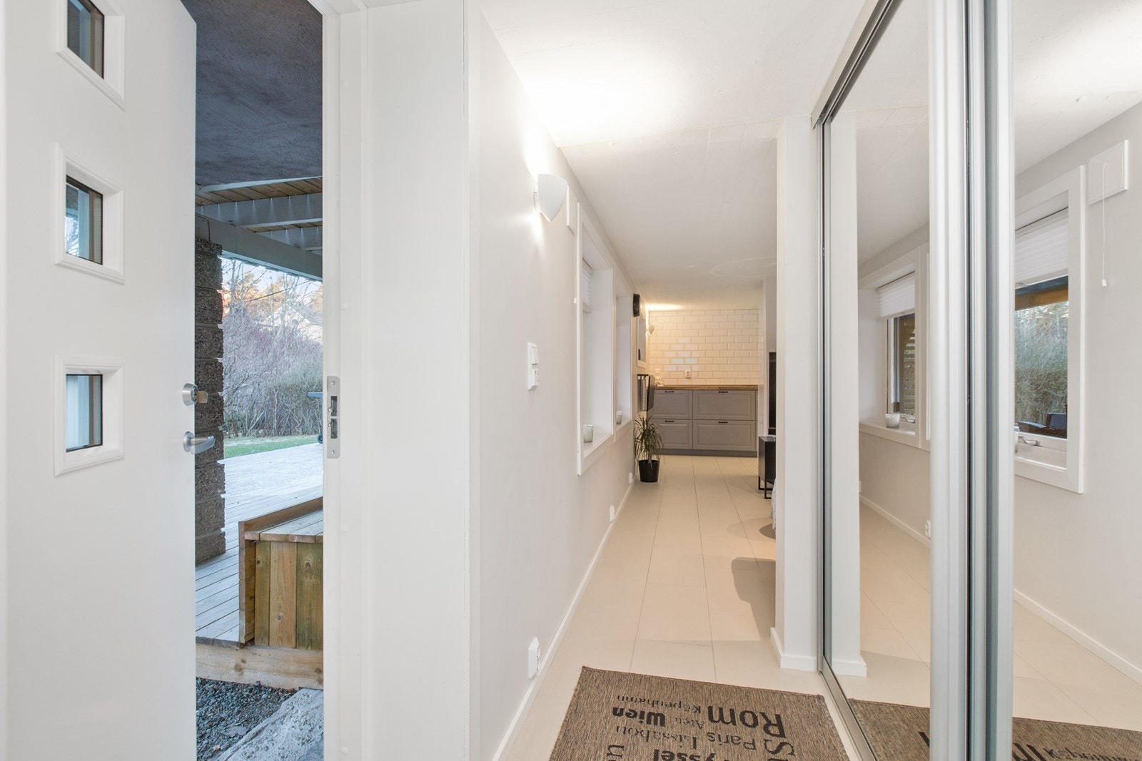 Entré i underetasjen. Galleribilde