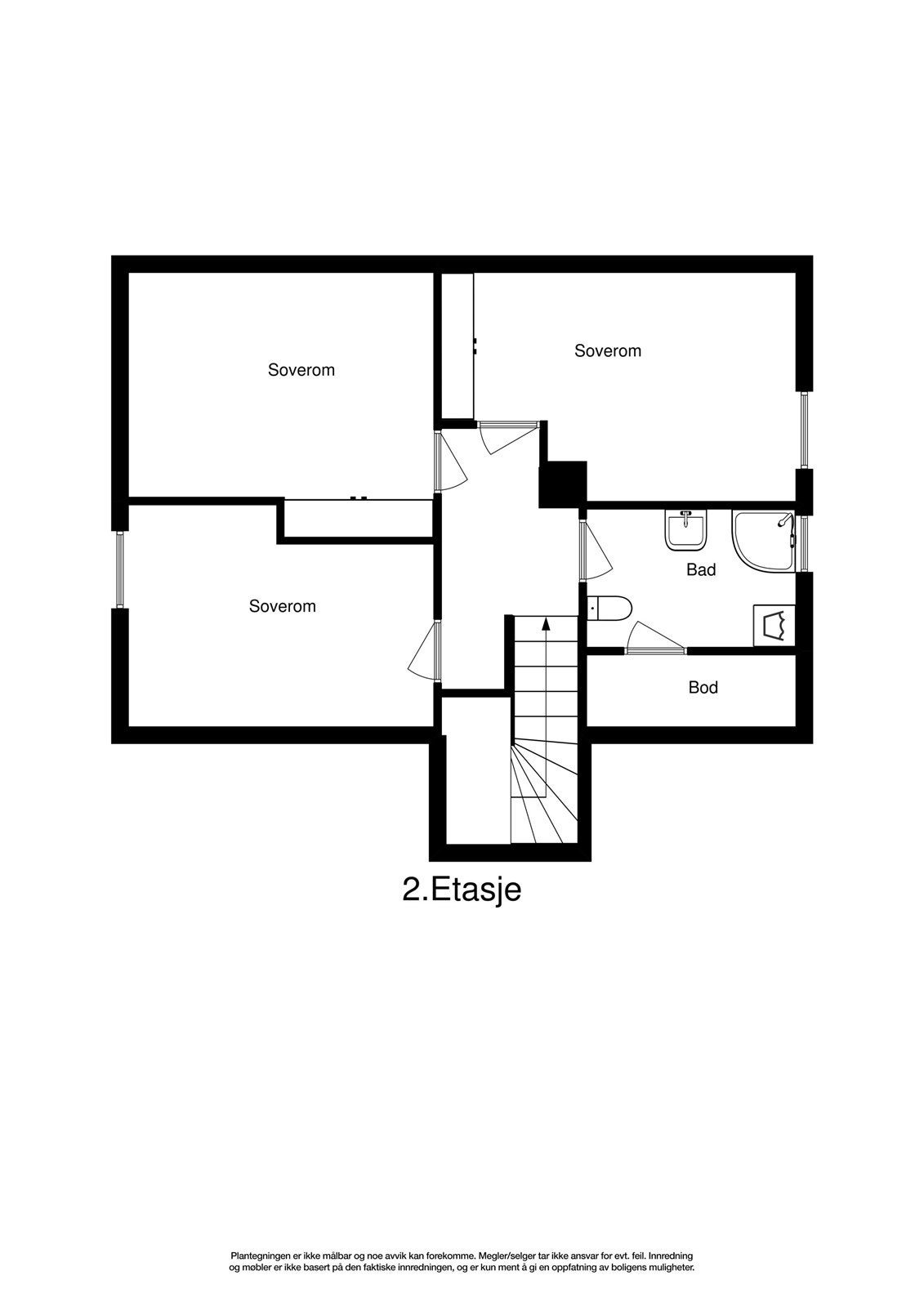 2dplan og 1 Galleribilde
