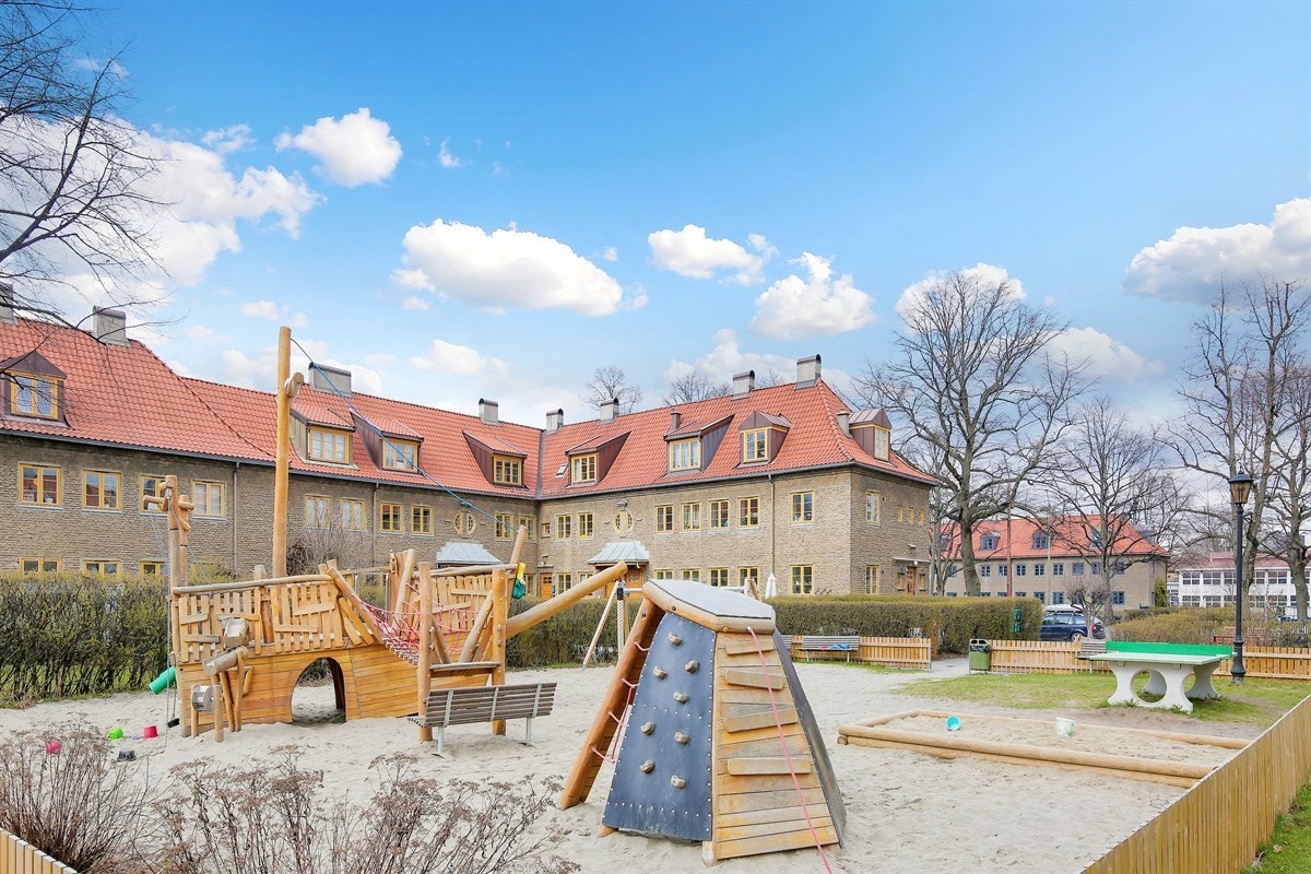 Borettsalget har flere populære lekeplasser Galleribilde