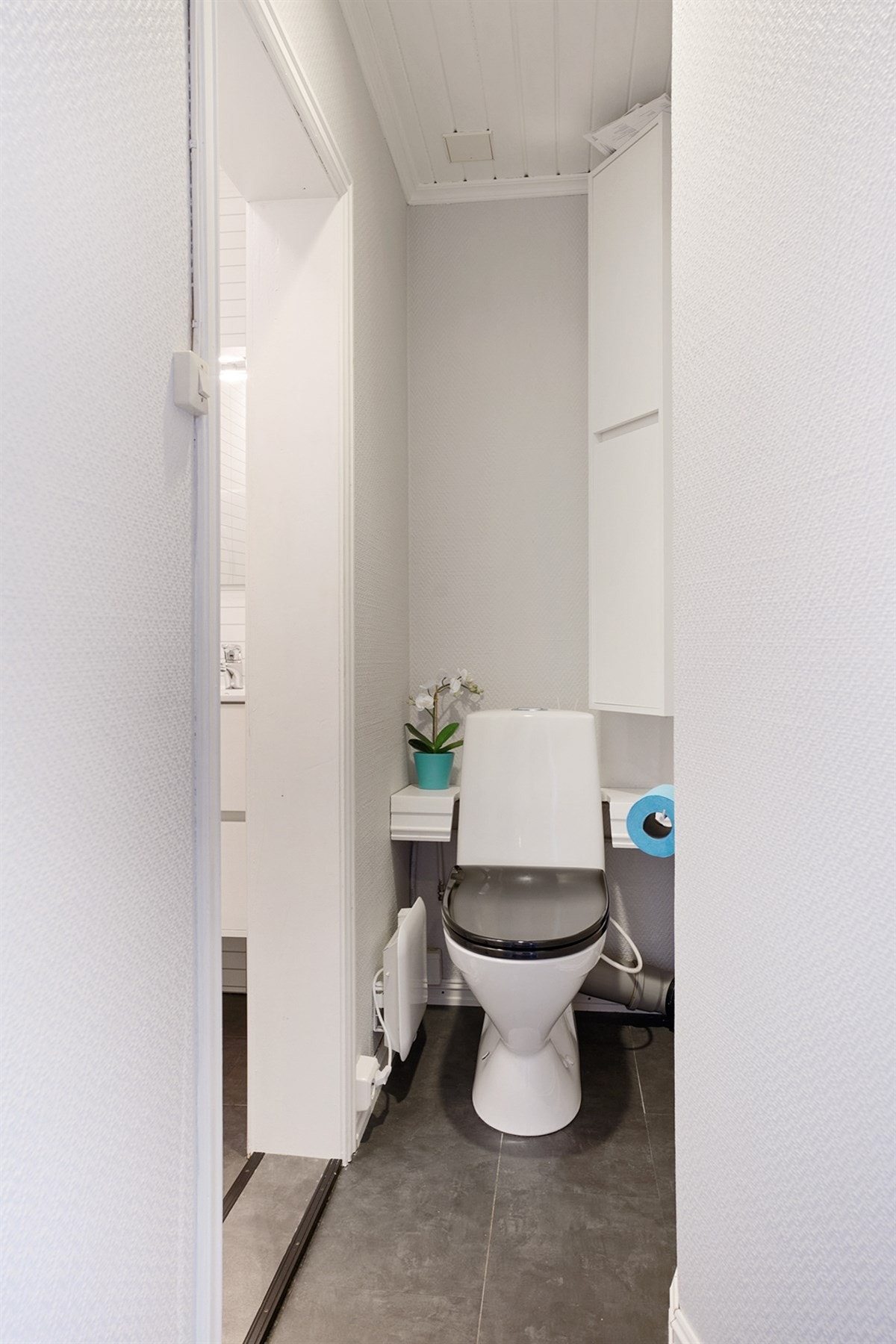 WC rommet ble oppusset ca. år 2000. Galleribilde