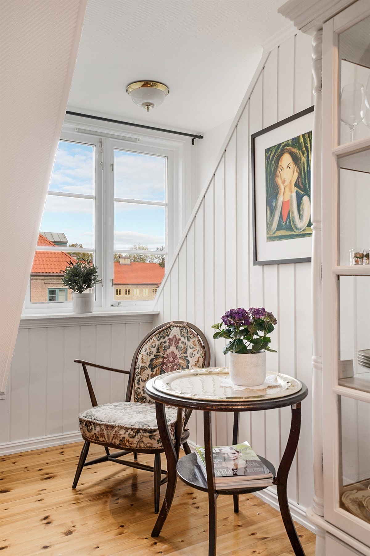 Det er også plass til en hyggelig lesekrok. Galleribilde