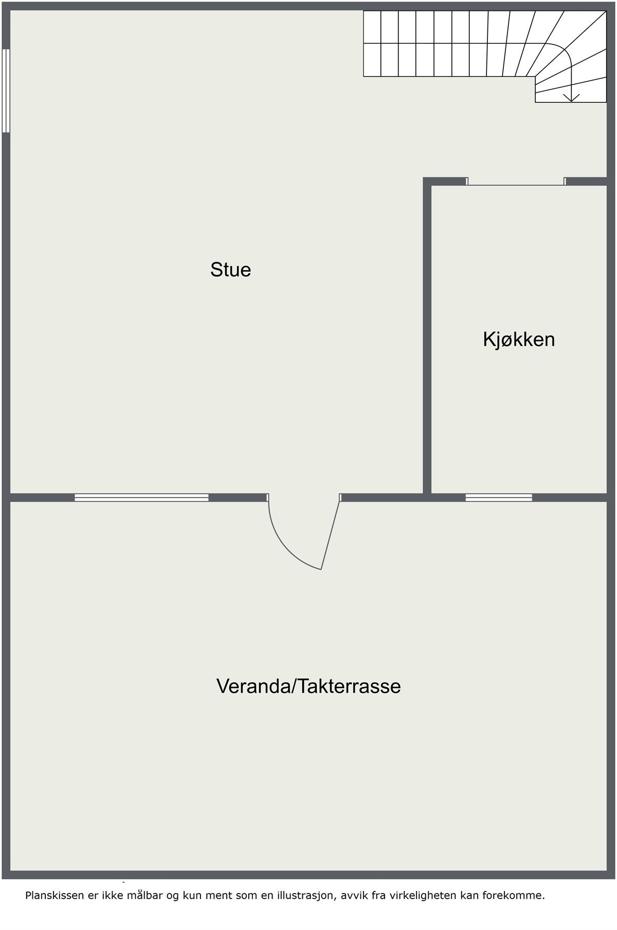 Plantegning 5.Etasje. Galleribilde