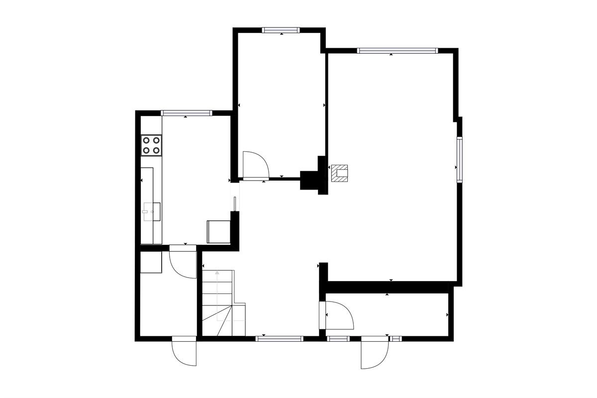 Plantegning 1.Etasje. Galleribilde