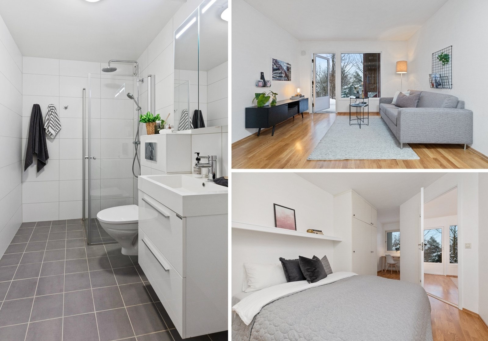 Koselig 2-roms selveier med en gjennomgående god standard, samt en fredelig og samtidig sentral beliggenhet, nær alle nødvendige fasiliteter Galleribilde