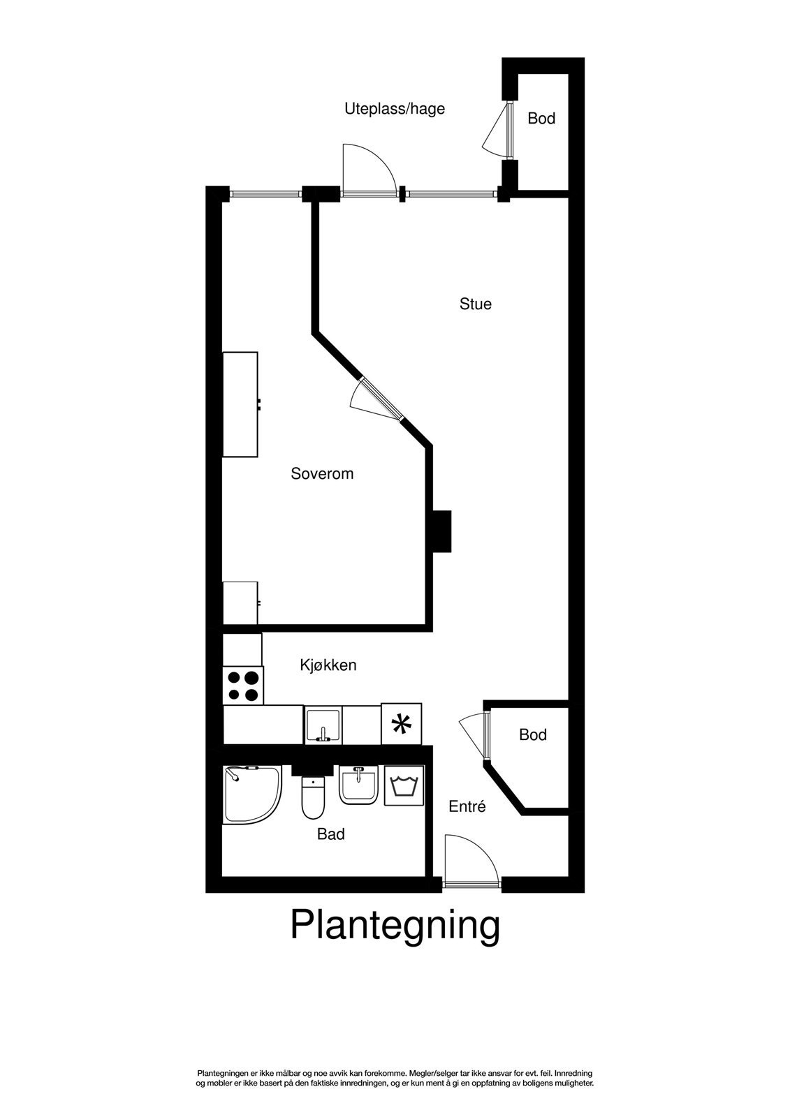 Plantegning Galleribilde