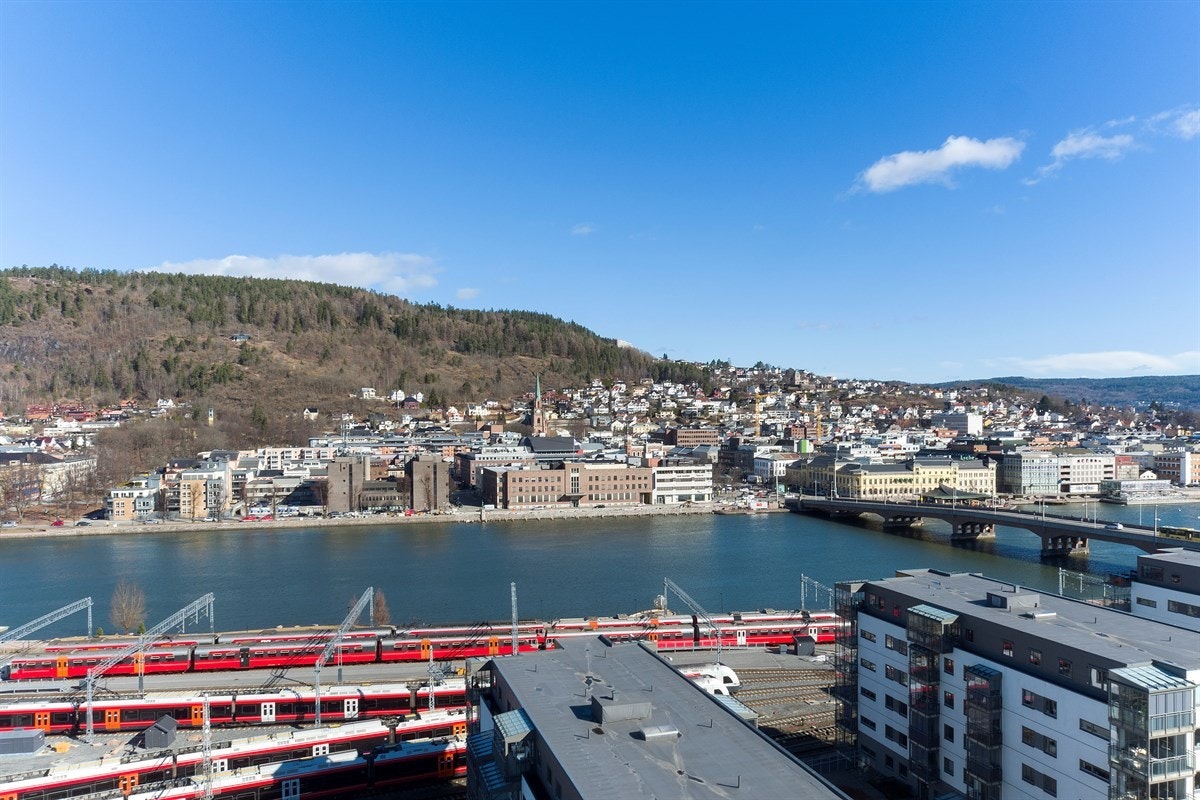 Det er også gangavstand til Union Brygge med bibliotek, høyskole og en rekke arrangementer for et rikt kulturliv. Galleribilde