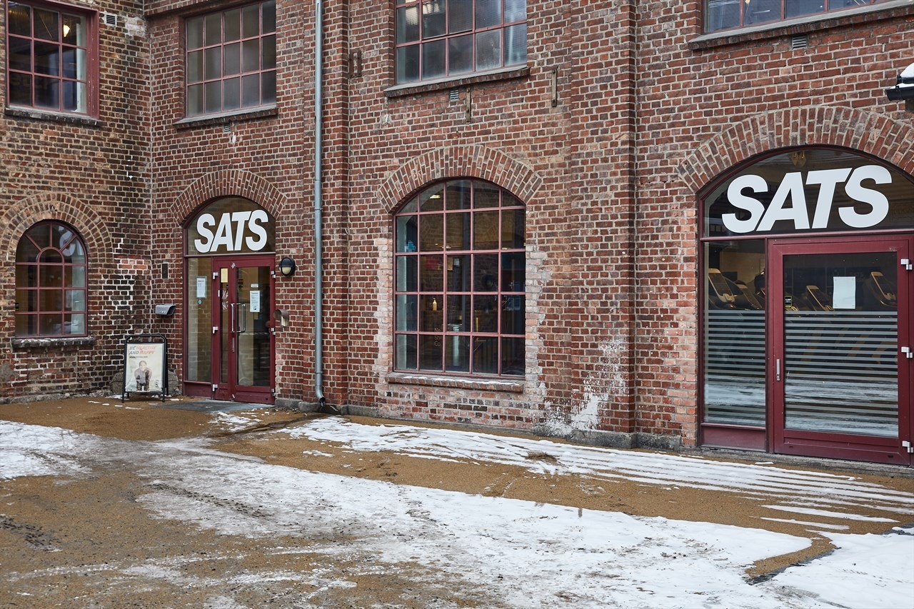 For den treningsglade er kort vei til SATS. Galleribilde