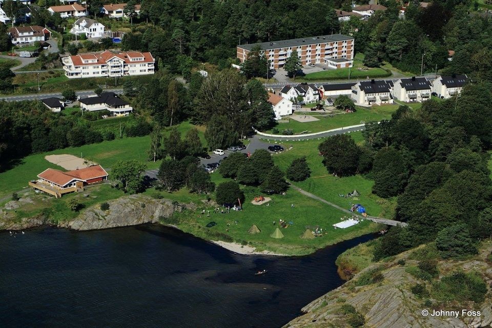 Flyfoto av området Galleribilde