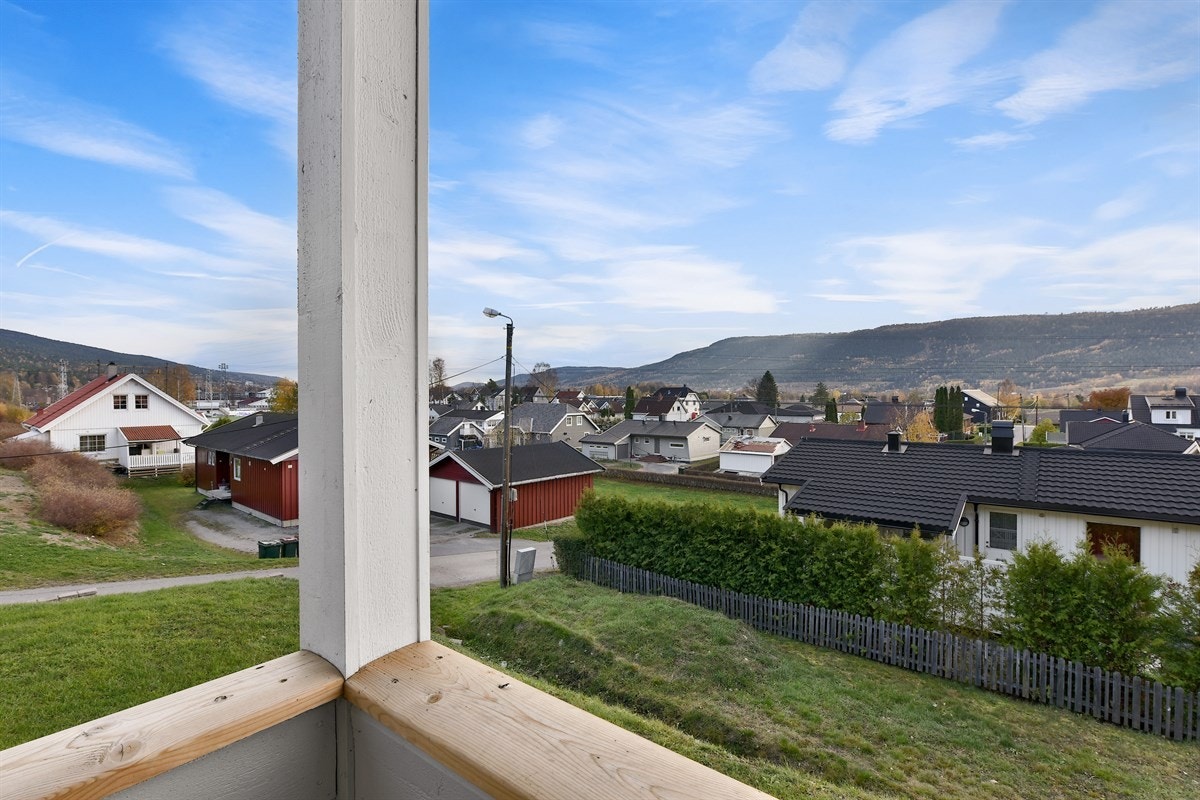 Utsikt fra terrassen. Galleribilde