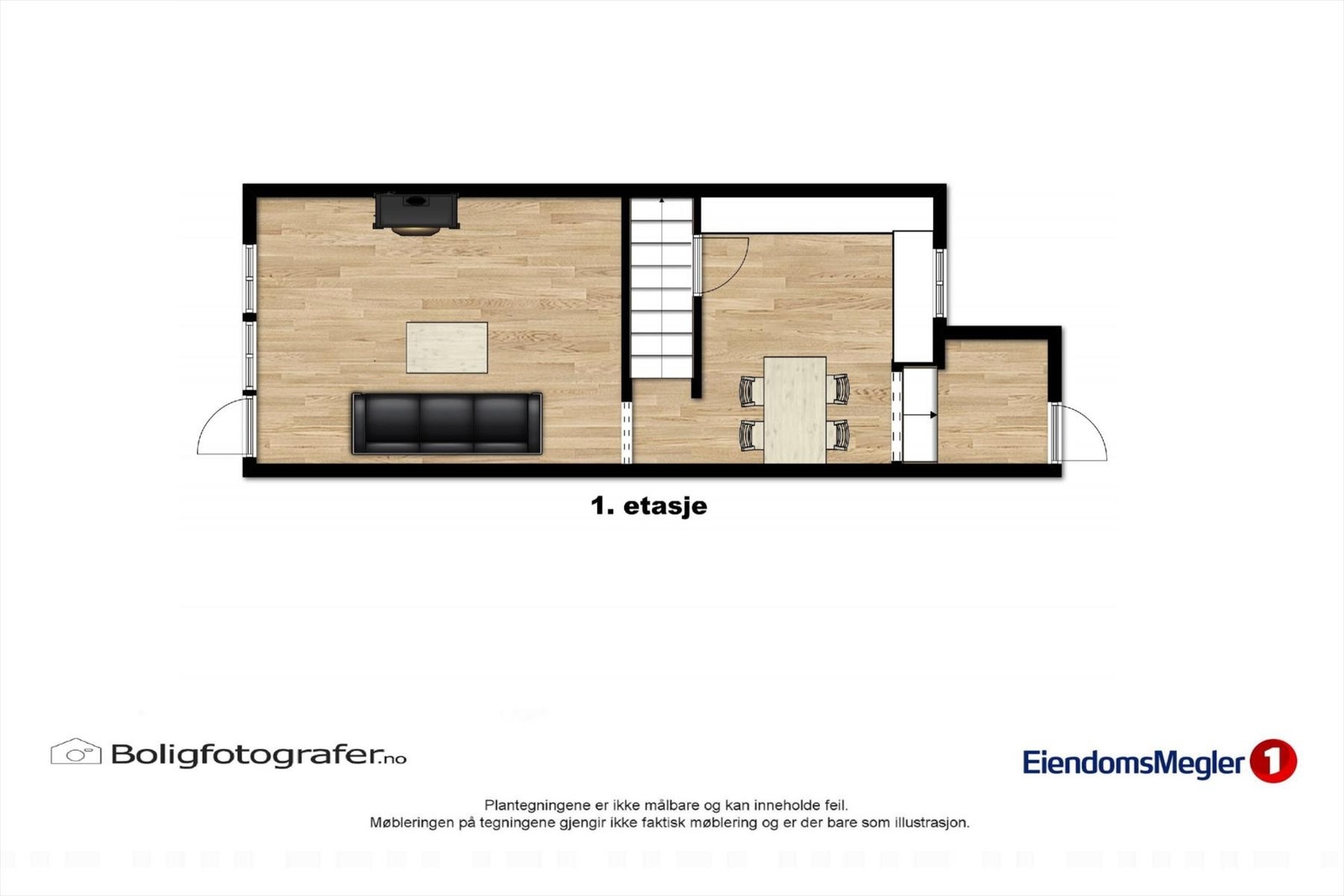 Plantegning 1.etg. Galleribilde