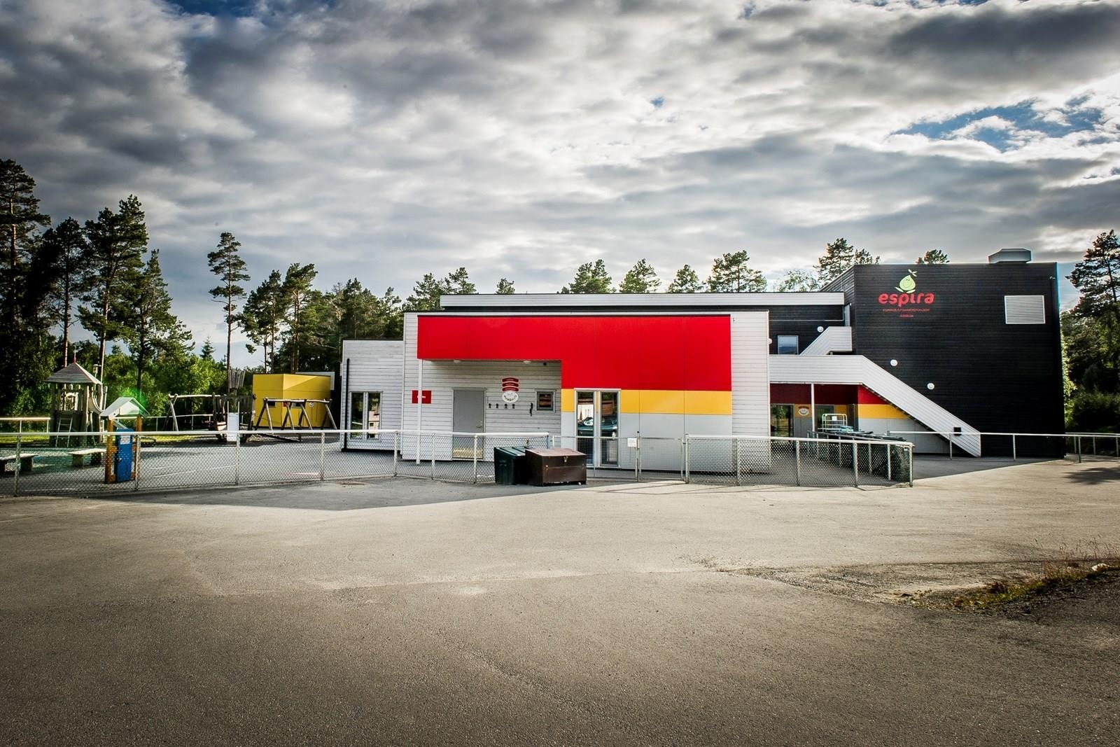 Kort vei til Espira barnehage. Barnehagen åpnet august 2012 Galleribilde