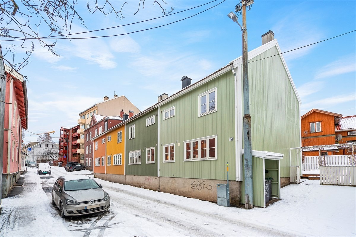 Rekkehuset har en perfekt beliggenhet midt på idylliske Rodeløkka. Galleribilde