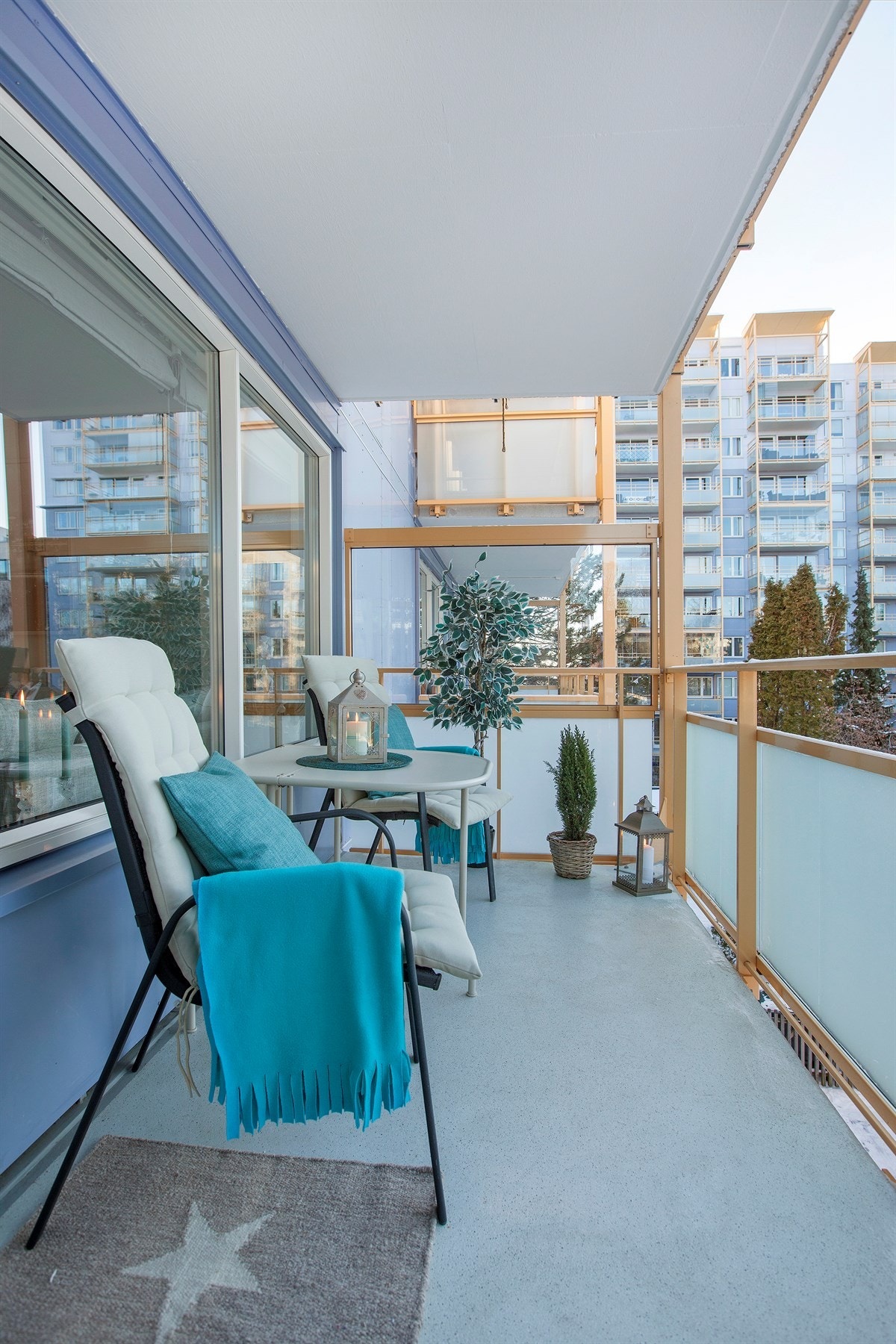 Her får du god plass til utemøblement og grill. Galleribilde