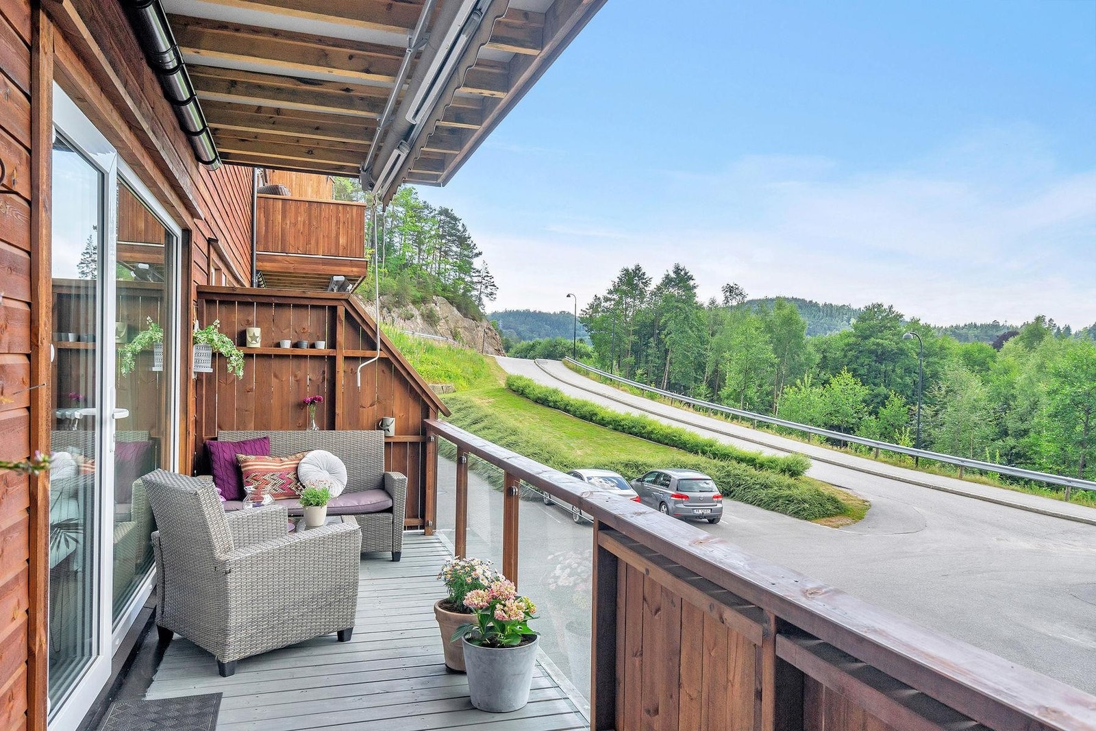 Plass på til sittegruppe på terrasse Galleribilde