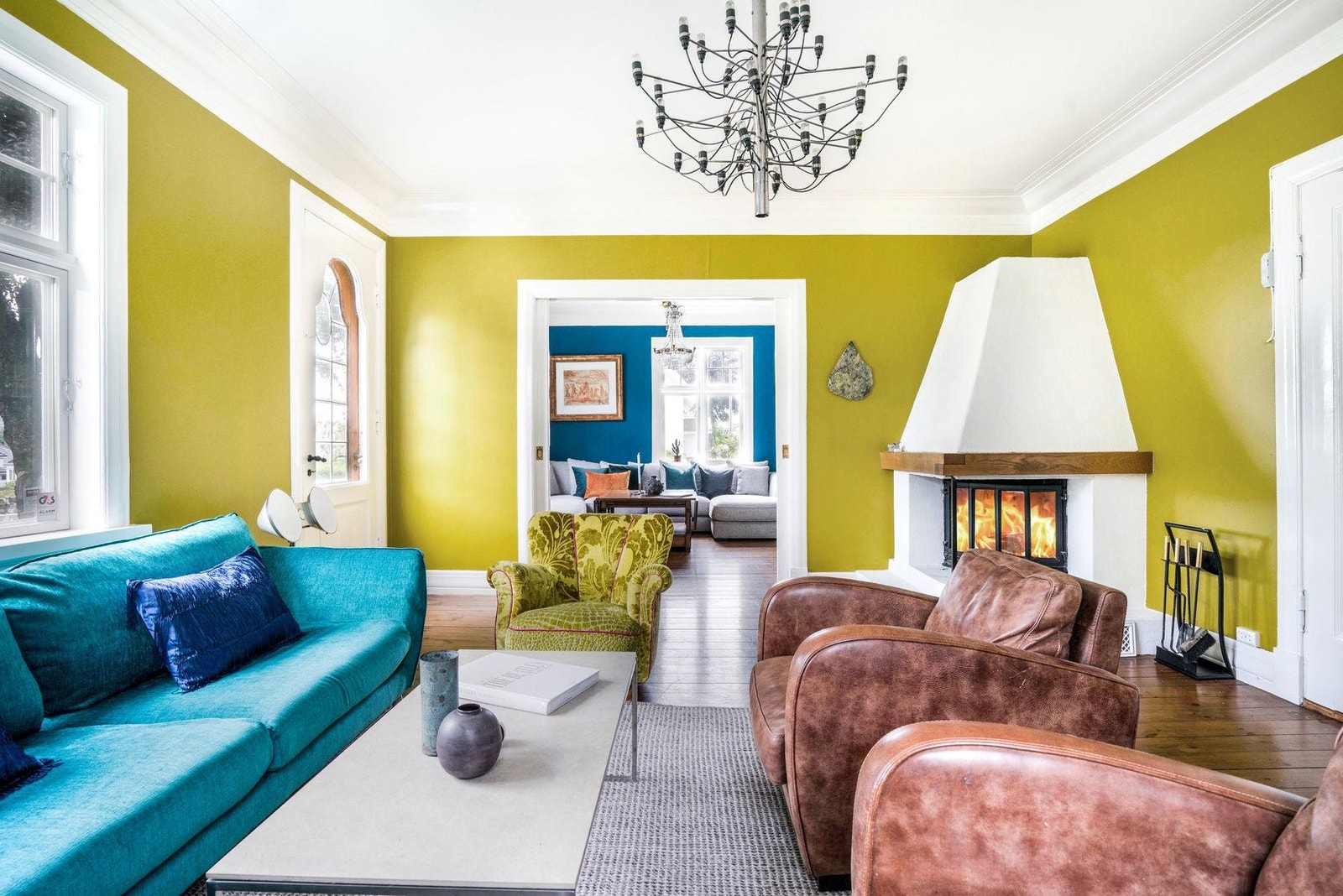 Dagligstue inn til finstue Galleribilde