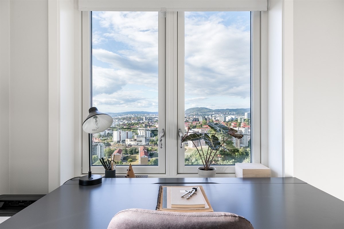 Herlig utsyn fra andre etasje. Galleribilde