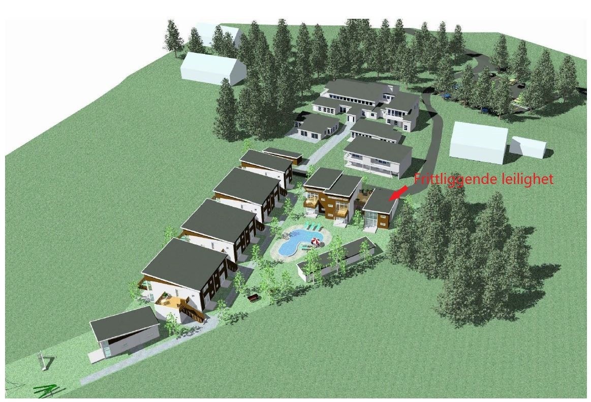 Beliggenhent av frittliggende leilighet Galleribilde