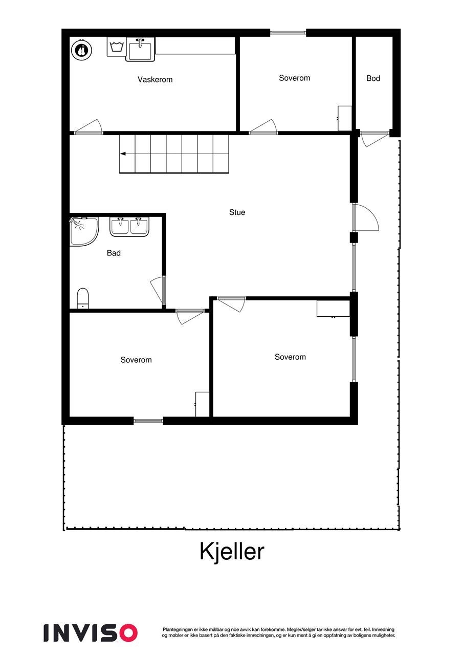 2D plan sokkeletasje Galleribilde