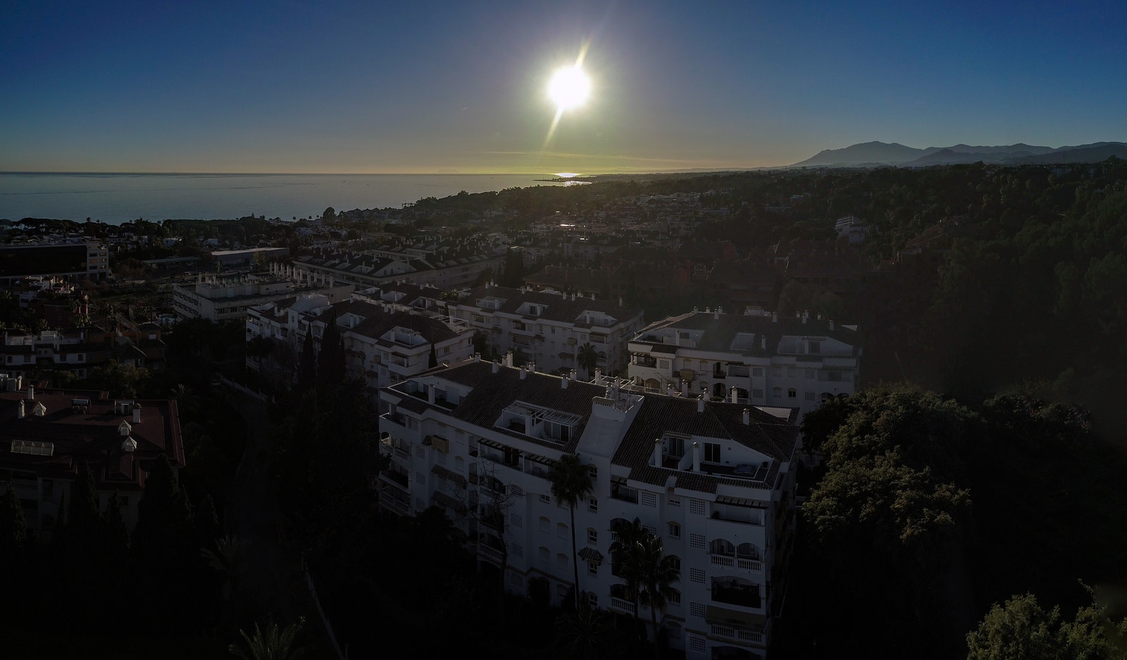 Solnedgang Galleribilde