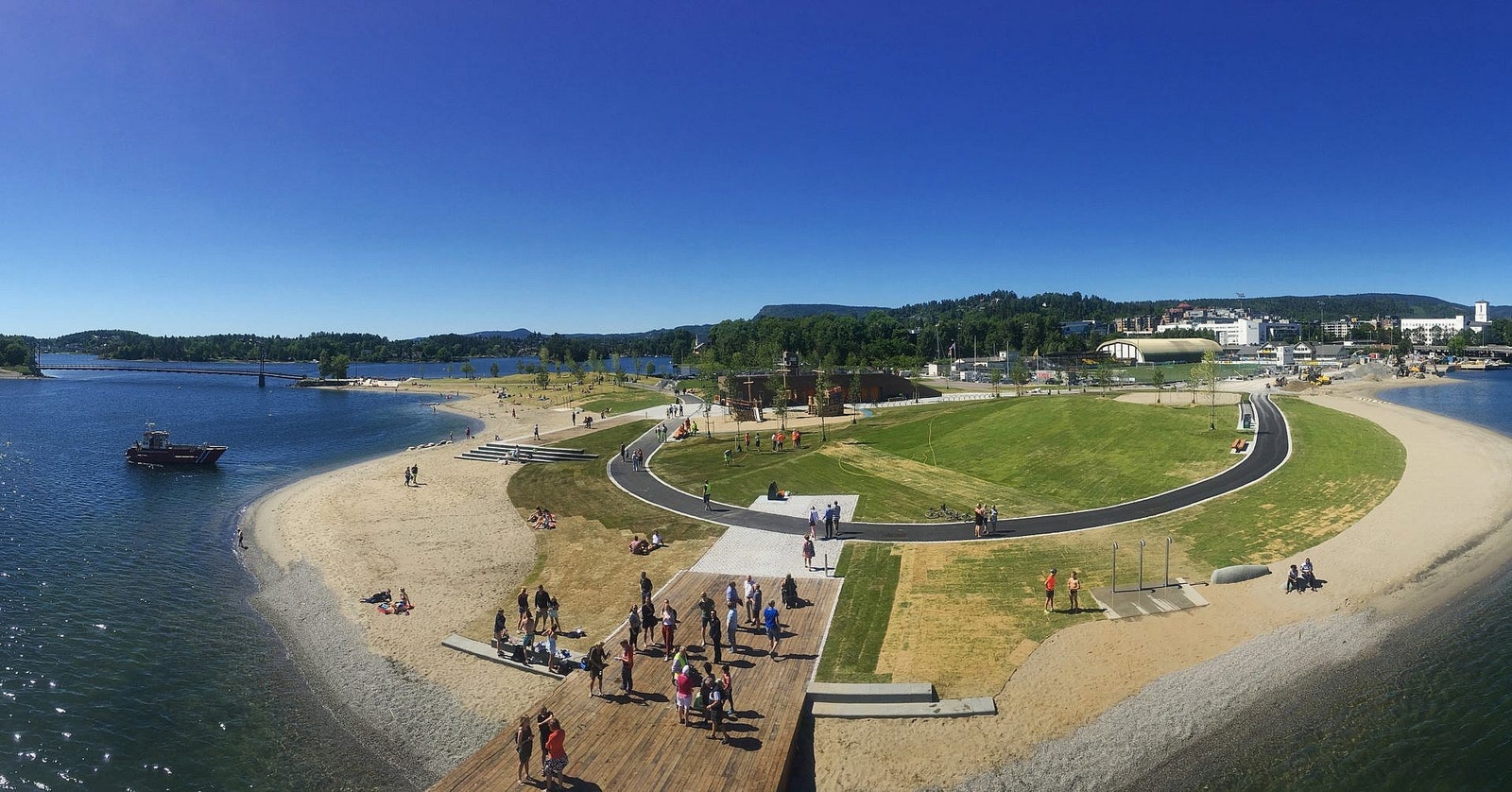 Kadettangen, nyetablert område i Sandvika Galleribilde