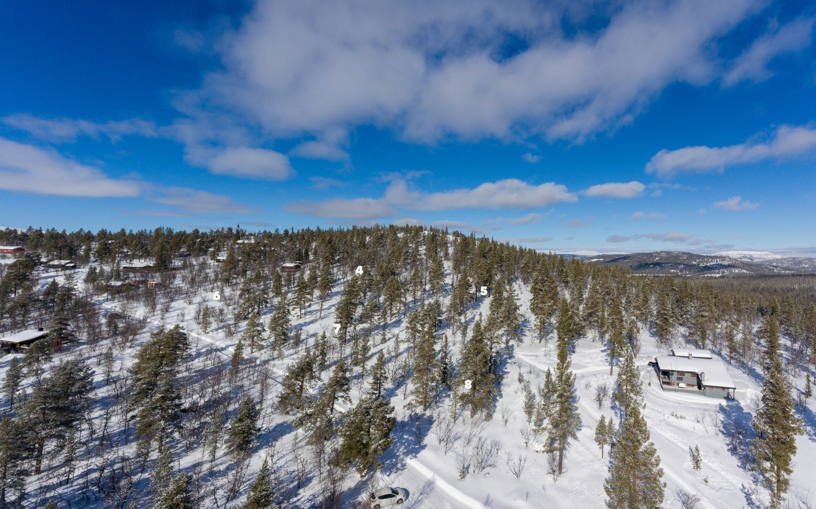 Fortsatt mot nord og tomtene i Kollen, Lauvåsen Galleribilde