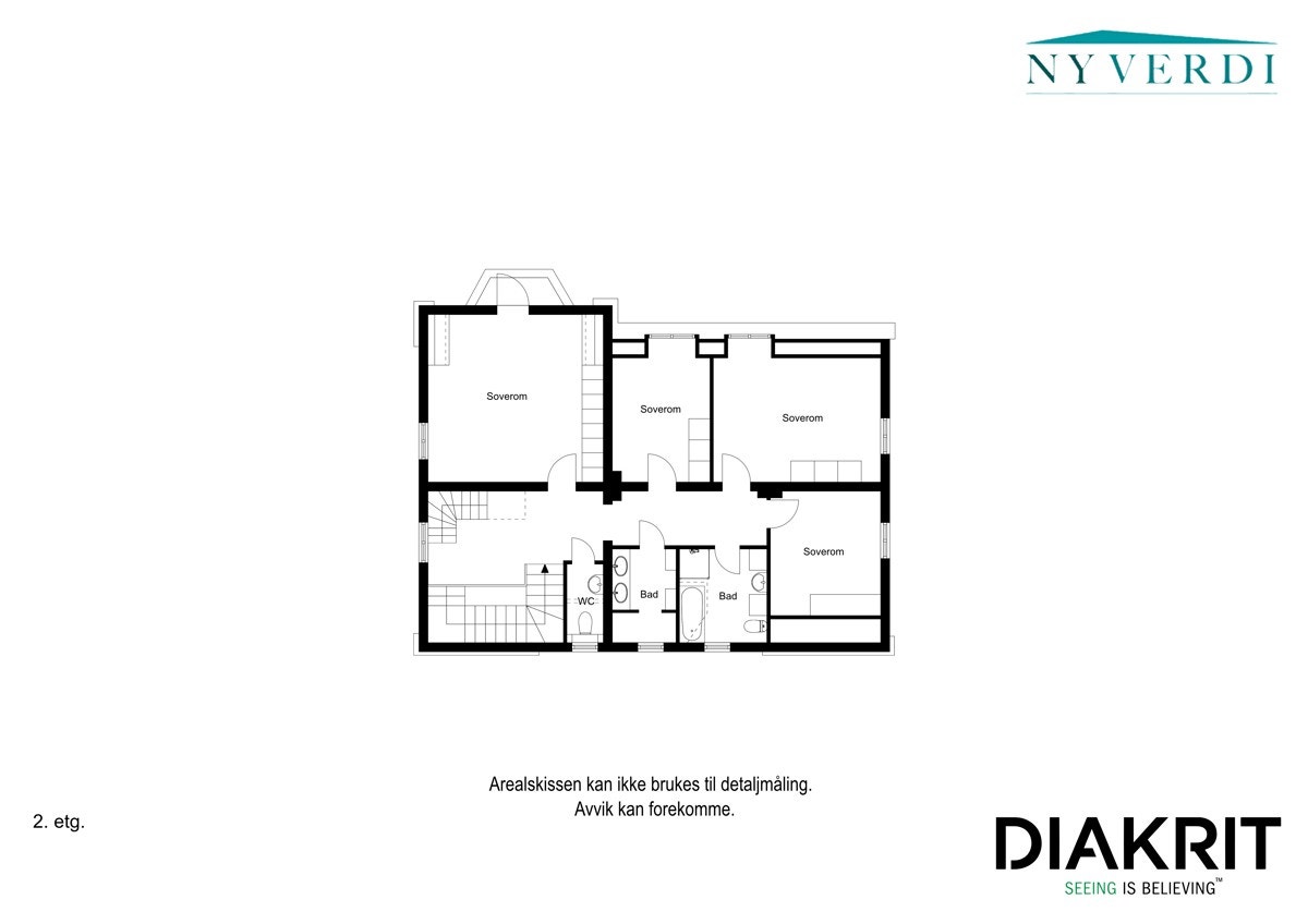 Plantegning 2.etg. Galleribilde