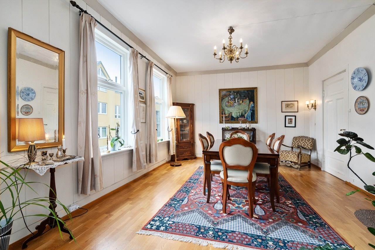 Spisestue en adelig verdig Galleribilde