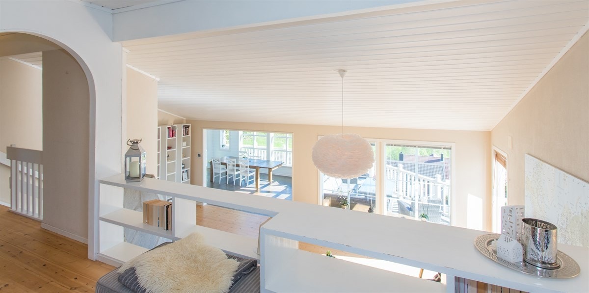 Stue på flere nivå. Galleribilde