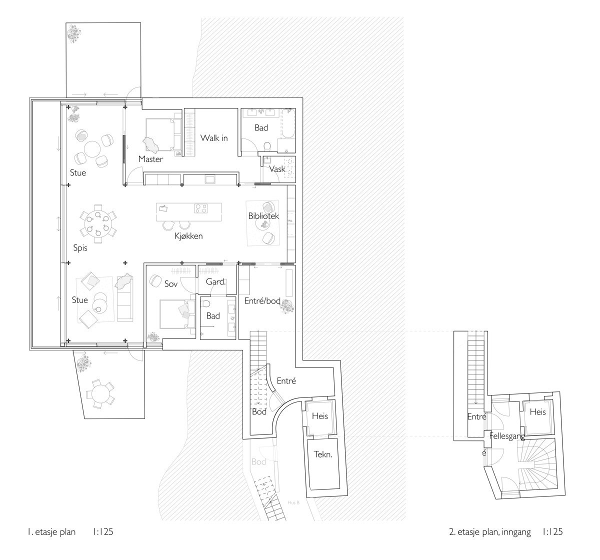 Plantegning leilighet A1 Galleribilde