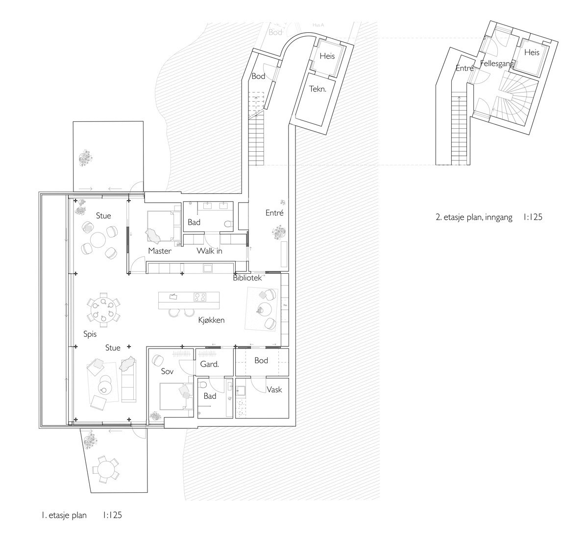 Plantegning leilighet B1 Galleribilde