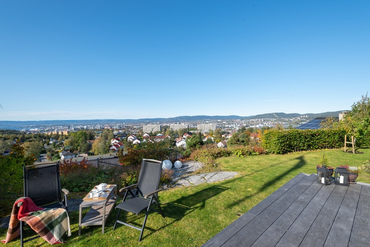 Fantastisk utsikt over hele Oslo Galleribilde